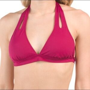 𝅺LA Blanca Island Goddess Cut Out Swimsuit TopNWT10